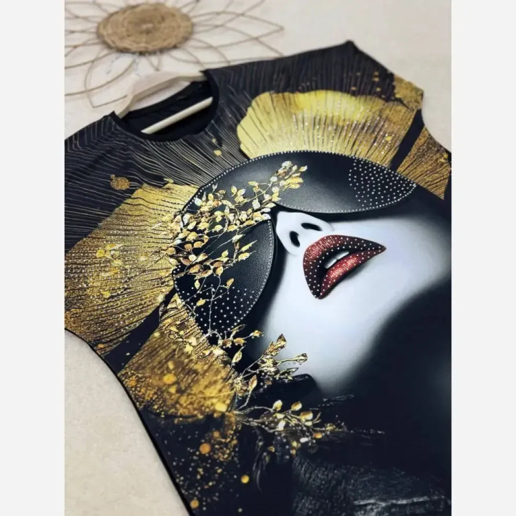 تونیک زنانه الیزه نگین دار مجلسی سایز بزرگ