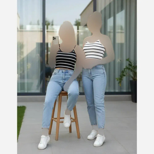 کالکشن تیشرت و تاپ فانریپ کبریتی فری سایز