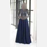 ماکسی مجلسی زنانه سایز بزرگ حریر کاپدار لعیا رنگ مشکی سبز سورمه ای سایز 46 تا 60