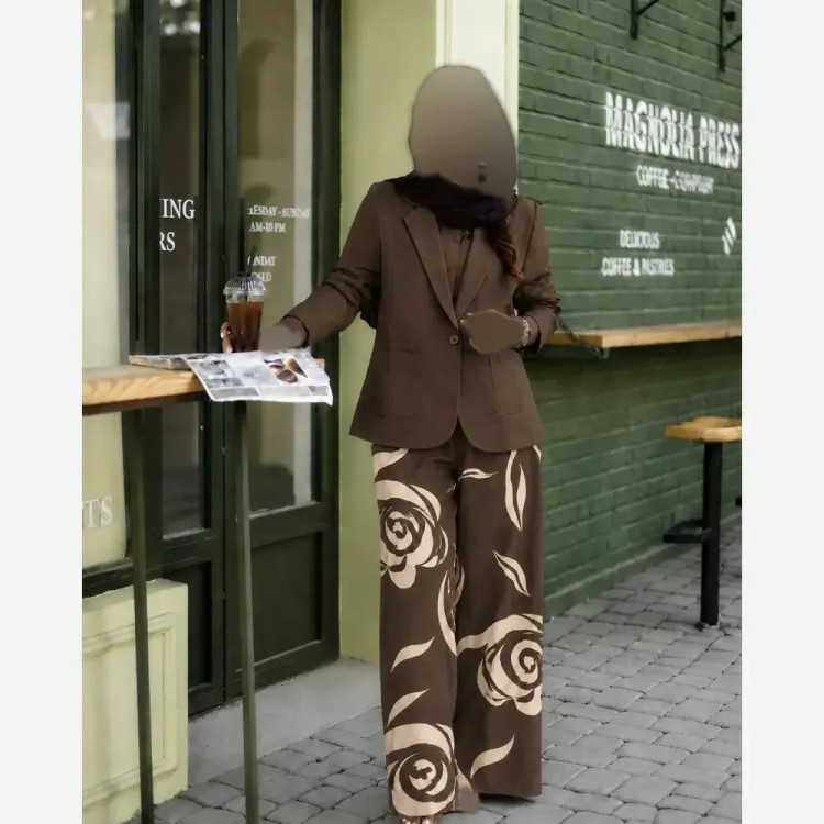 کت و شلوار زنانه لنین درجه یک مدل یاقوت رنگ بندی متنوع سایز 1 و 2