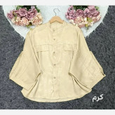 پانچ زنانه مدل ساره جنس اکلیلی درجه یک رنگ کرم فری سایز