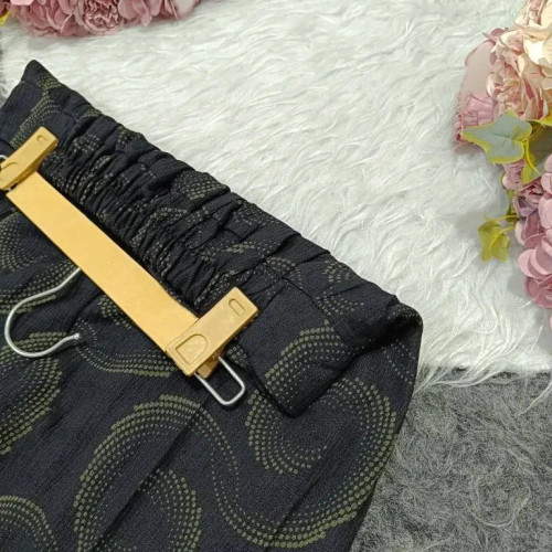 شلوار بگ طرحدار برماندو درجه یک رنگ سبز سایز 1 و 3