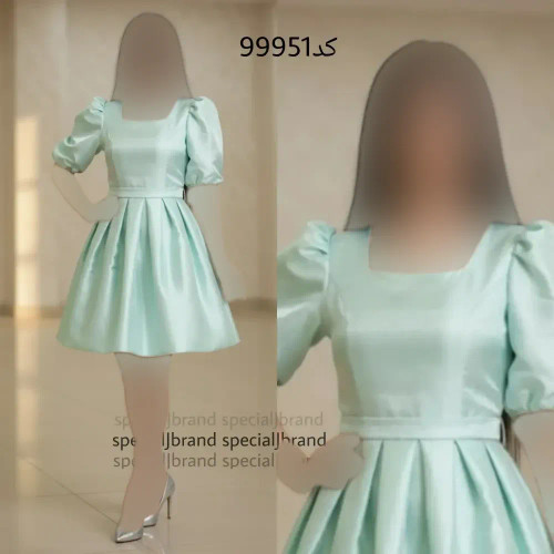 لباس مجلسی عروسکی سیتا جنس تافته آستردار با کمربند