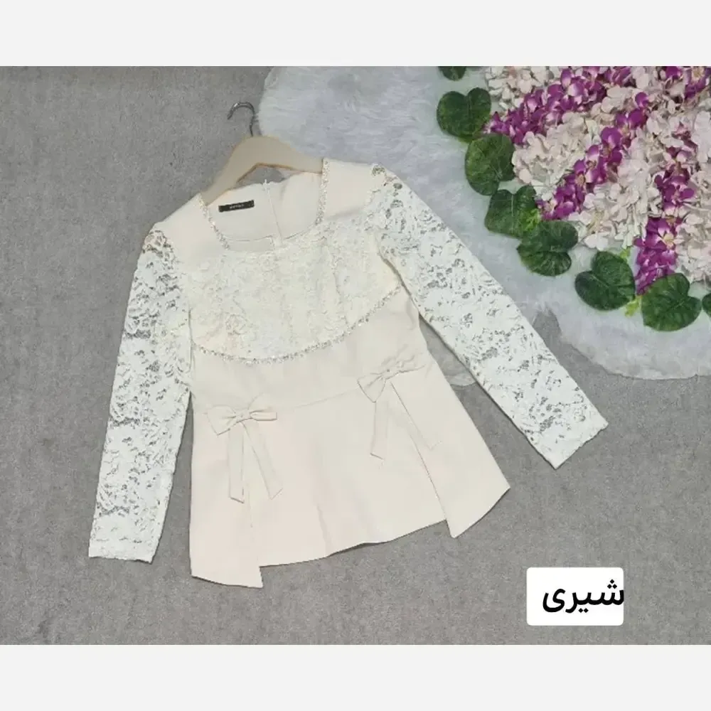 شومیز زنانه مازراتی و گیپور مدل روژان