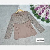 شومیز زنانه مازراتی و گیپور مدل روژان