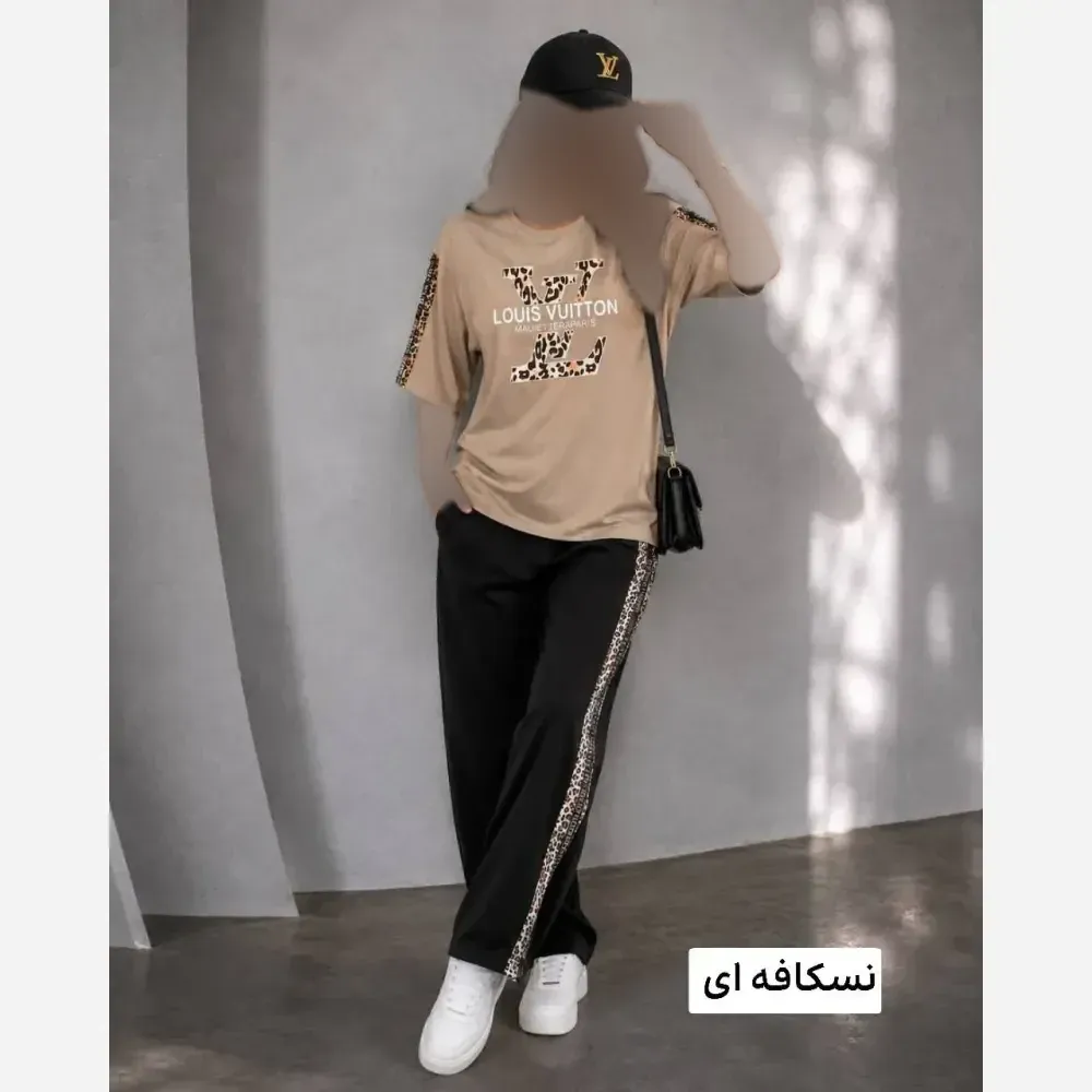 ست شاینا جنس پنبه گلکسی زنانه فری سایز