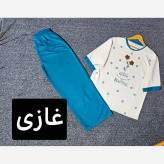 ست زنانه دورس پنبه طرح گل رنگی فری سایز 38 تا 48