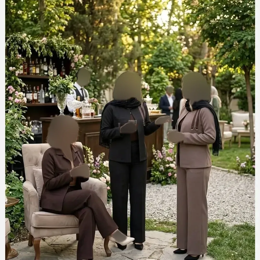 کت شلوار نواردوزی سگک دار جنس سوپر مازراتی درجه یک