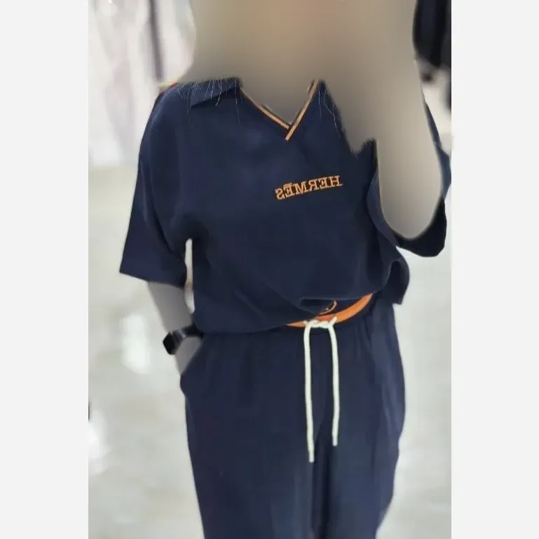 ست تیشرت شلوار لاکچری هرمس جنس مازراتی درجه یک فری سایز