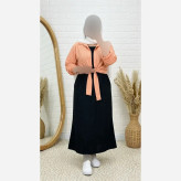 ست گره ای خرم سارافون کتان لینن شومیز دلتا کراش فری سایز