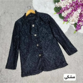 کت مانتویی گیپور خارجی درجه یک زنانه در رنگ های سبز، مشکی و نسکافه ای در سایزهای 1 و 2