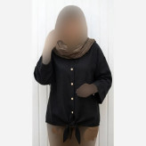 شومیز گره ای شانتون سوپر شانتون اعلا فری سایز 38 تا 48