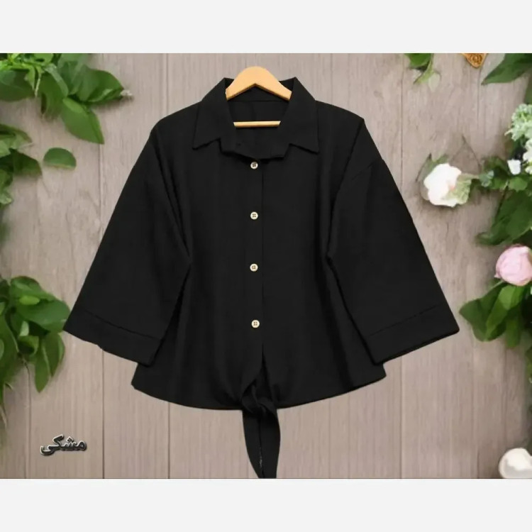 شومیز گره ای شانتون سوپر شانتون اعلا فری سایز 38 تا 48