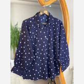 شومیز قلبی ویو درجه یک فری سایز رنگ بندی متنوع