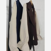 ست چهارتیکه زنانه سورینو جنس سوپرمازراتی و زیره تترون رنگ مشکی سرمه ای قهوه ای سایز 38 تا 46