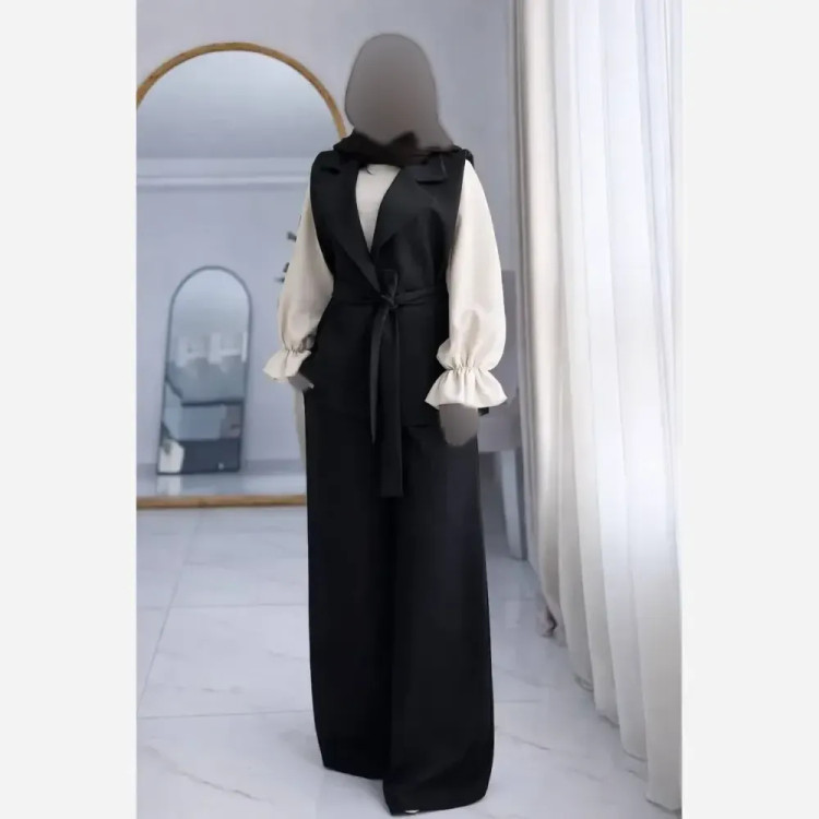 ست چهارتیکه زنانه سورینو جنس سوپرمازراتی و زیره تترون رنگ مشکی سرمه ای قهوه ای سایز 38 تا 46