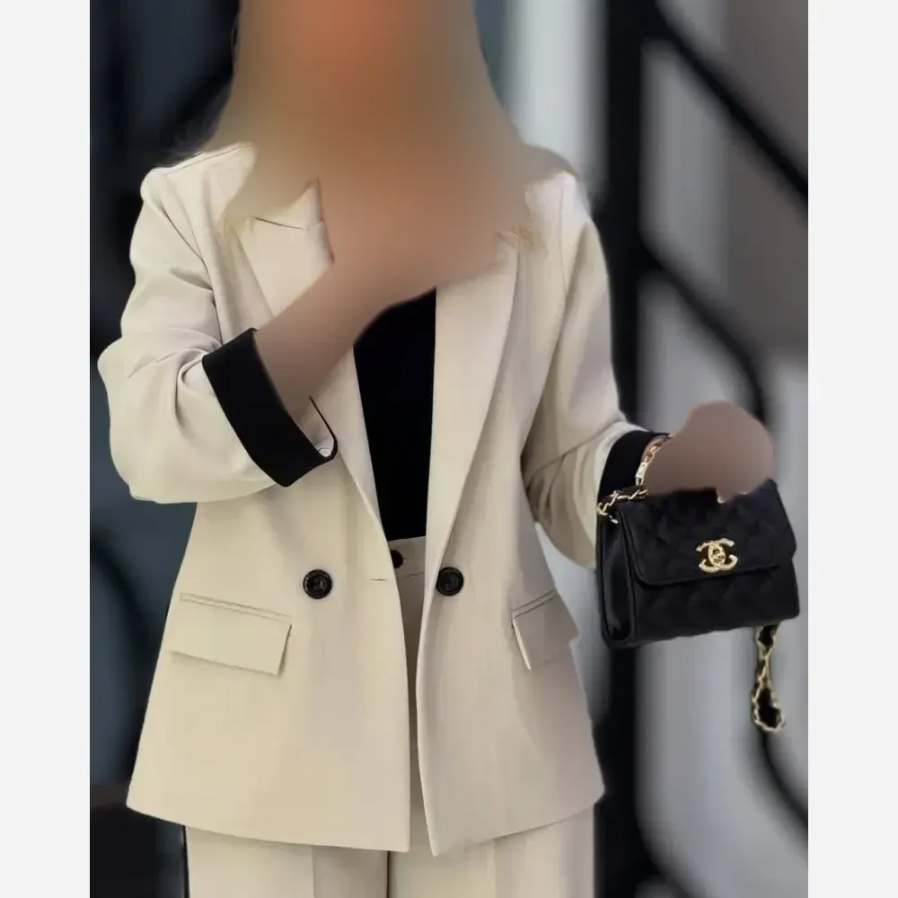ست ساحل بهاره کت و شلوار کتان کشی اعلا فری سایز 38 تا 46