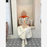 ست کت و دامن زنانه لینن نچرال فری سایز تا 48