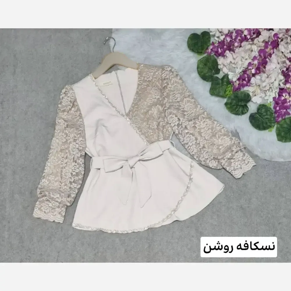 شومیز مازراتی و گیپور گلوریا مزون دوز رنگ بندی متنوع