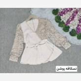 شومیز مازراتی و گیپور گلوریا مزون دوز رنگ بندی متنوع