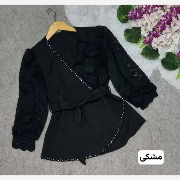 شومیز مازراتی و گیپور گلوریا مزون دوز رنگ بندی متنوع