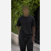 تیشرت تک مراکشی مردانه رنگ مشکی سایز XL و 2XL