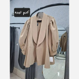 کت زنانه مازراتی کمربنددار رنگی سایزبندی
