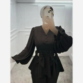 شومیز شلوار زنانه مازراتی و حریر رنگ مشکی و سفید