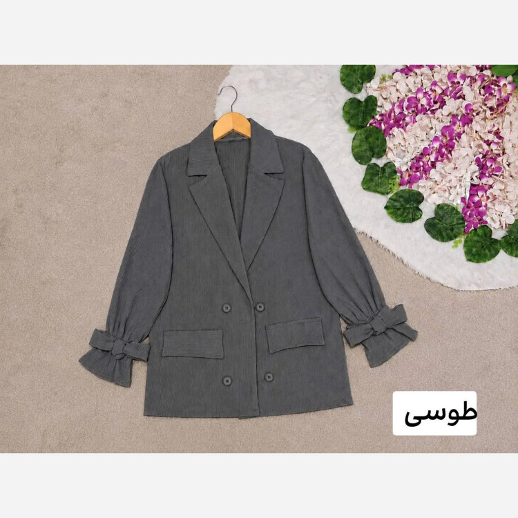 ست لباس راحتی زنانه طرح پرنده جنس فلامنت گیاهی سایز بزرگ فری سایز