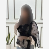 شال تور دانتل طرحدار حاشیه دار سایز 180 در 70 زنانه