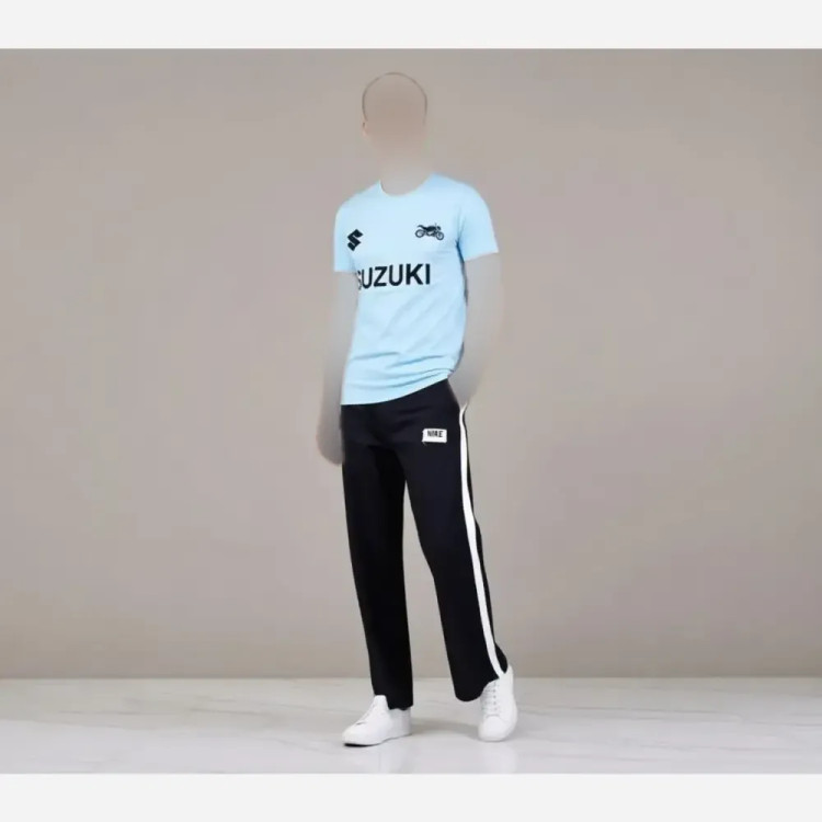 ست مردانه سوزوکی تیشرت پنبه سوپر و شلوار اسپان نخ اعلا رنگی سایز L تا XXXL