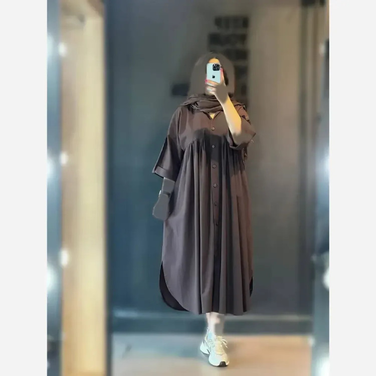 کفتان جلودکمه آستین پاگون لینن اعلا سایز 38 تا 46 فری رنگ بندی متنوع