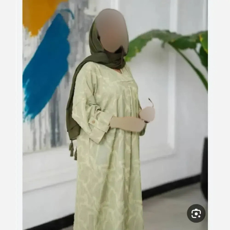 کفتان آویژه زنانه جنس کسمه اعلا در رنگبندی مشکی، شتری، کرم روشن، سبز بنتون سایز 38 تا 46 فری قد 135 دورسینه کیمینو