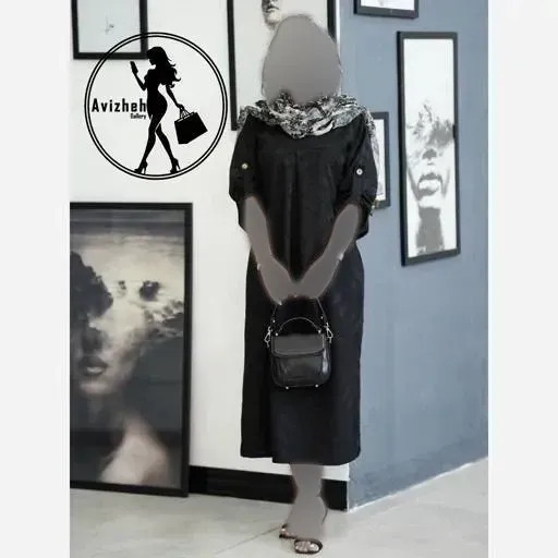 کفتان آویژه زنانه جنس کسمه اعلا در رنگبندی مشکی، شتری، کرم روشن، سبز بنتون سایز 38 تا 46 فری قد 135 دورسینه کیمینو