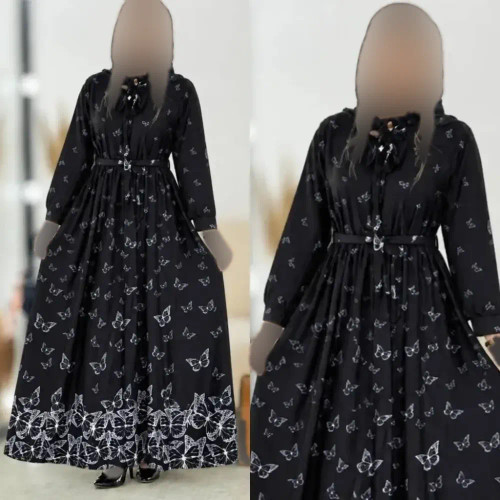 پیراهن شکیرا جنس بوگاتی سایز فری 36 تا 46