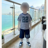 ست تیشرت شلوارک بچگانه پنبه گلگسی