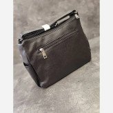 کیف دوشی اسپرت مدل چیتا چرم صنعتی رنگ مشکی ابعاد 28 در 22 سانتی متر
