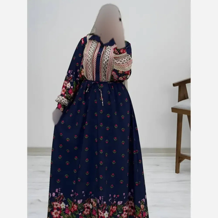 پیراهن ساحلی لاله فلور نخ درجه یک فری سایز رنگی