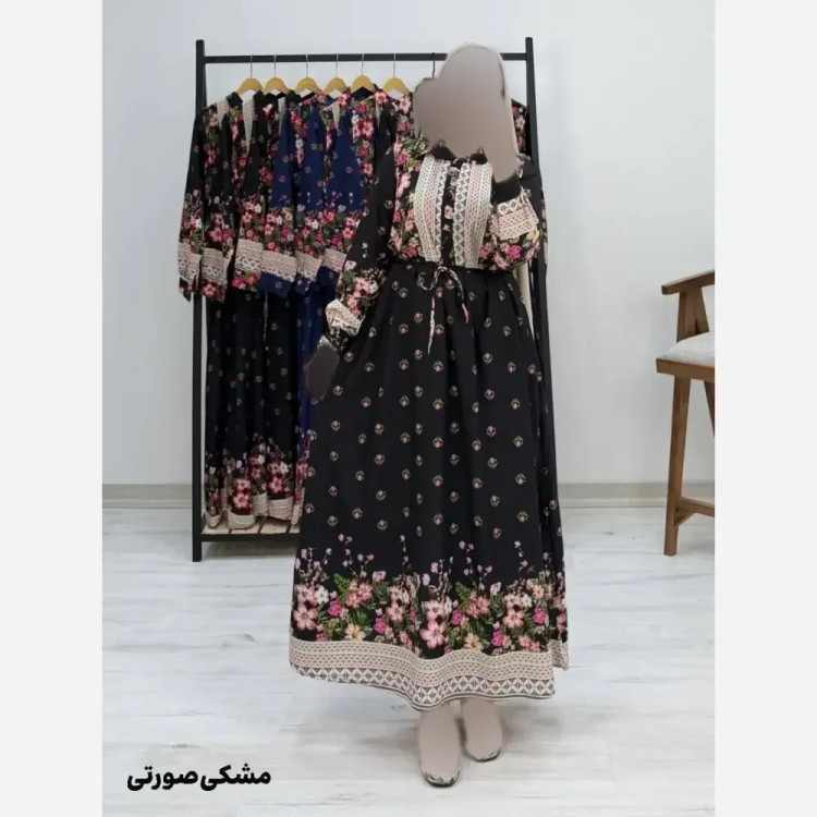 پیراهن ساحلی لاله فلور نخ درجه یک فری سایز رنگی