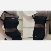 ست ورزشی و خونگی تیشرت و شلوارک فلامنت و تورکش اعلا فری سایز 36 تا 46