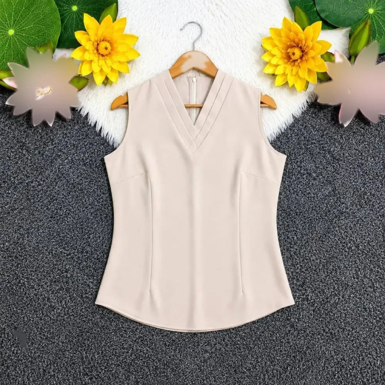 تاپ مجلسی زنانه یقه هفت الیزه درجه یک سایز 1 تا 3 رنگ مشکی و کرم