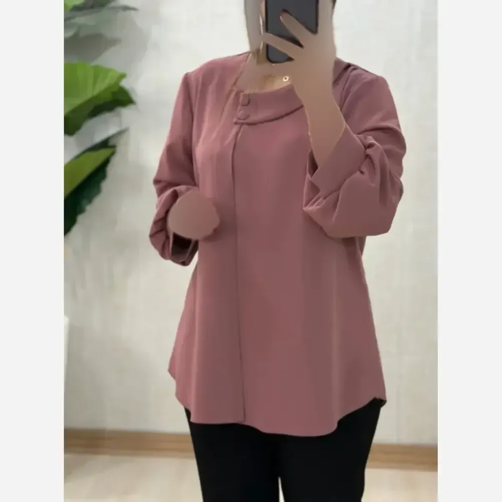 شومیز مزون دوز الیزه مصری اعلا سایز بزرگ زنانه