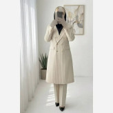 ست اداری و مجلسی زنانه مدل سارا پارچه مازراتی کجراه درجه یک