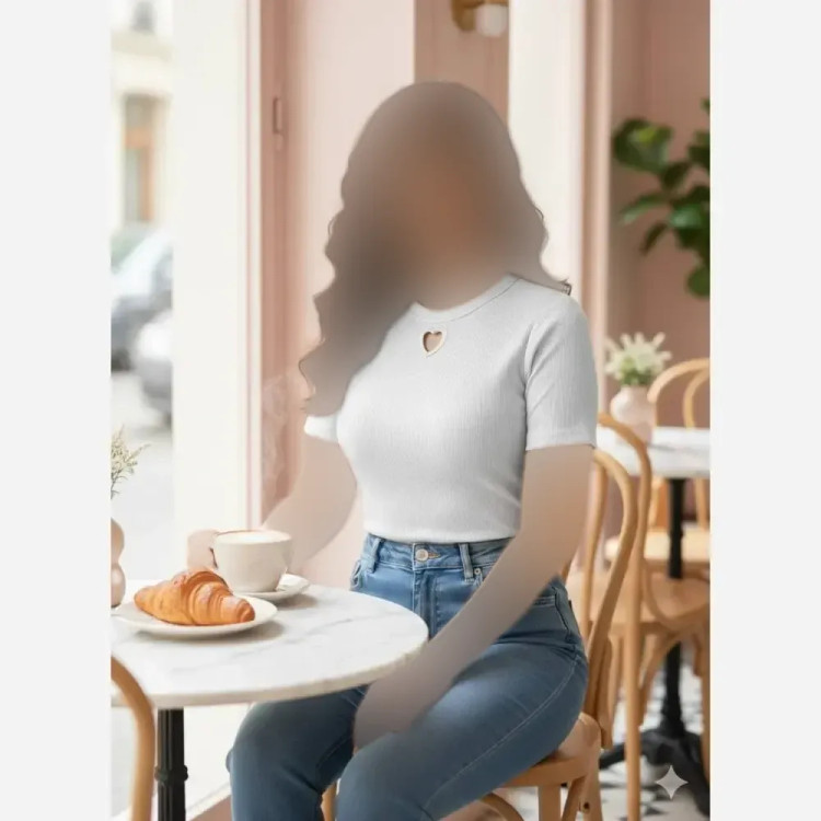 کراپ تیشرت قلبی فانریپ کبریتی فری سایز
