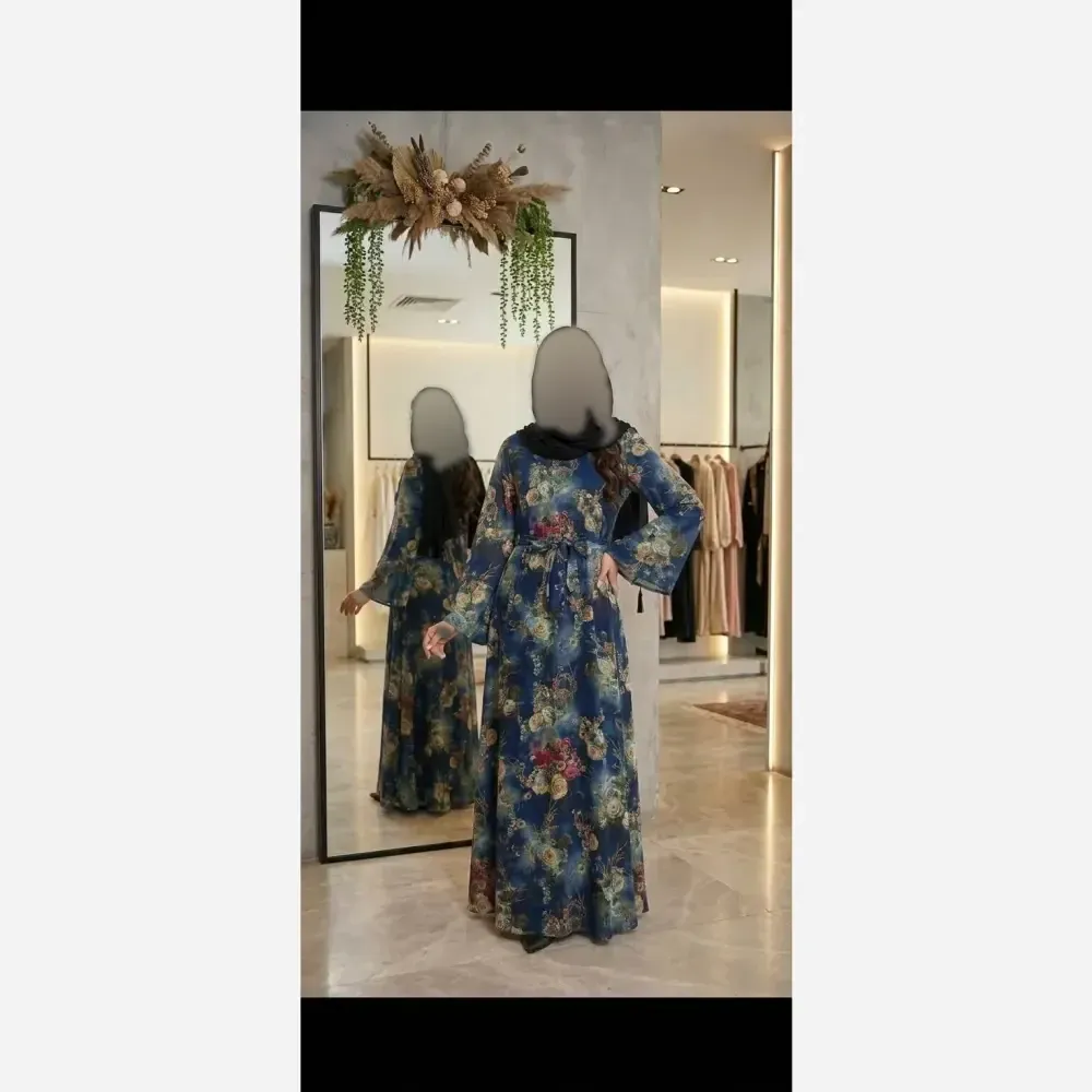 پیراهن ماریانا کرپ الیزه ابریشمی طلاکوب فری سایز