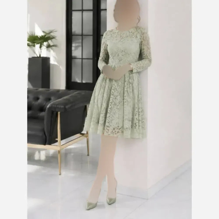 ست عروسکی دانتل کره برجسته مدل ستین