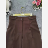 شلوار بگ زنانه مازراتی کمر پاگن دار قد 103