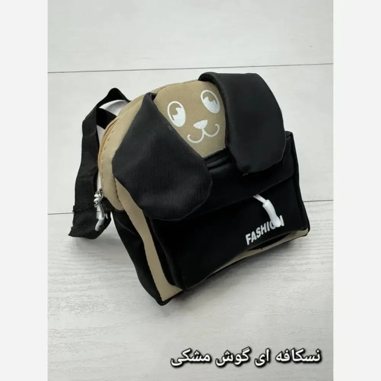 کیف دستی زنانه مدل fashion جنس نانسی رنگ نسکافه ای سایز 20 در 20 سانتیمتر