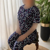 ست تیشرت و شلوار راحتی زنانه نخی فری سایز