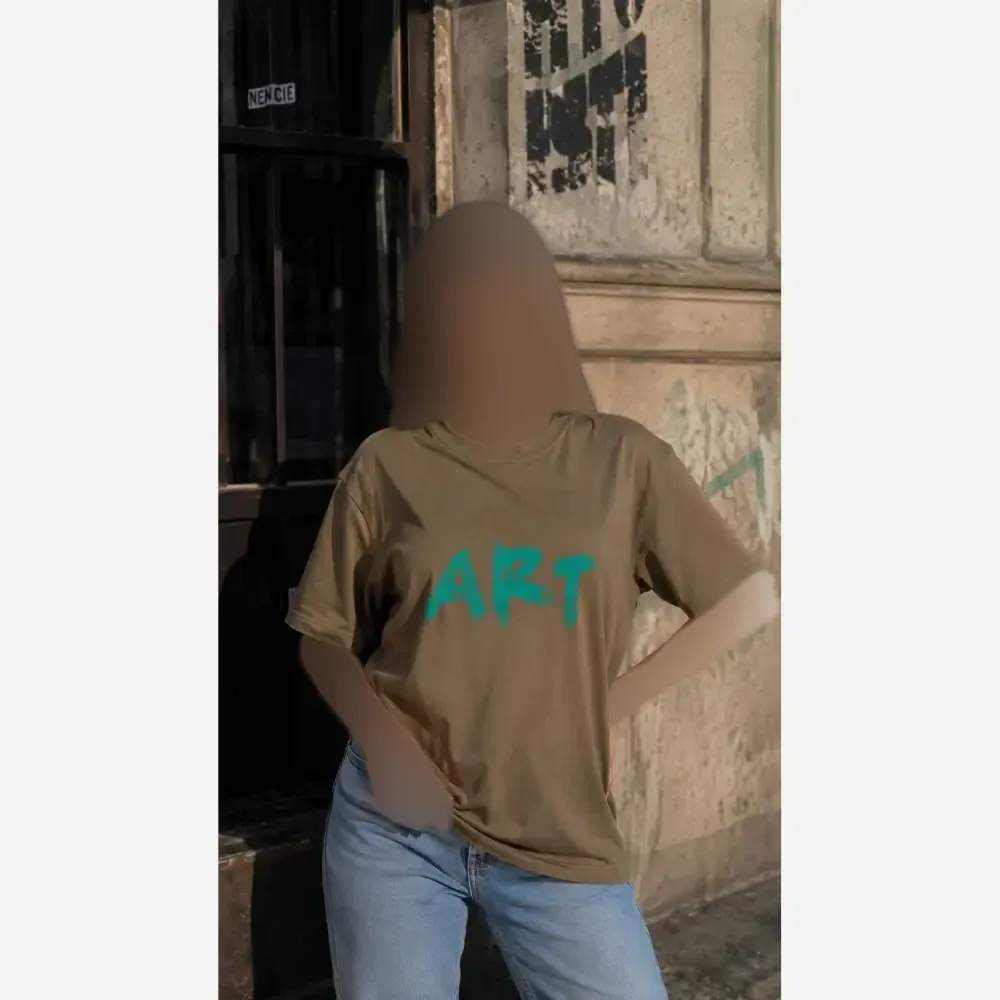 تیشرت باکسی ART پنبه 100٪ فری سایز 38 تا 50 زنانه اورسایز